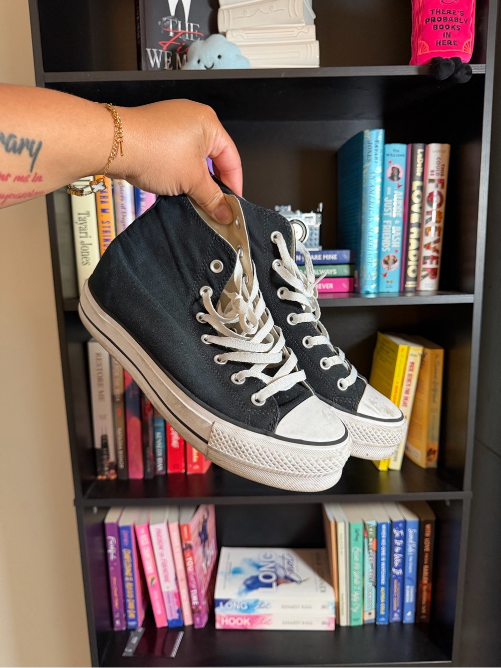 Converse Black and White High-Top Sneakers